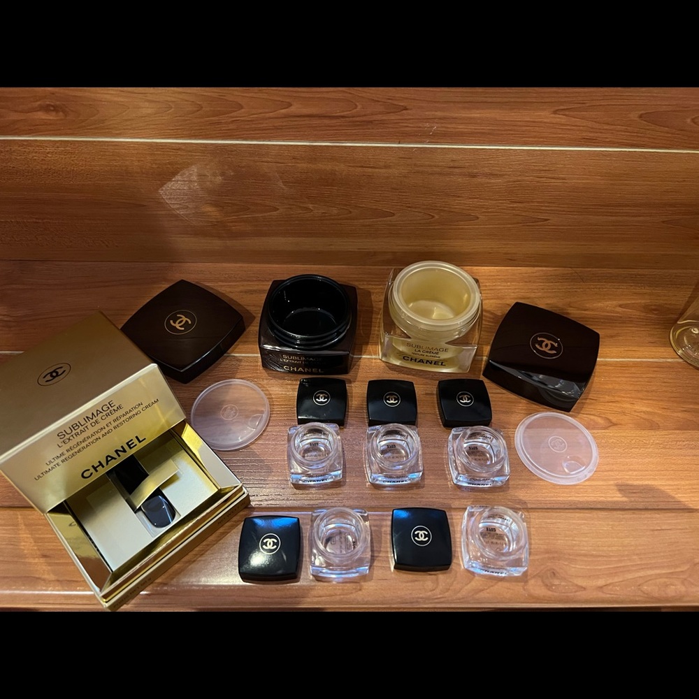 Sold ! Chanel L’extrait De Cream empty bottle box Chanel LA Cream empty bottle